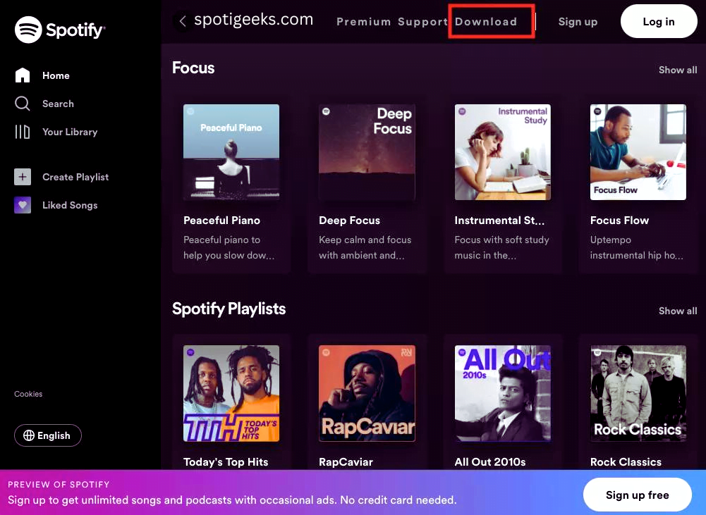 Spotify on Mac