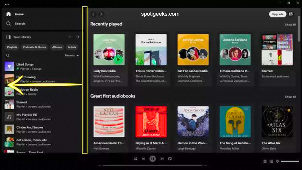 Use Your Library in Spotify